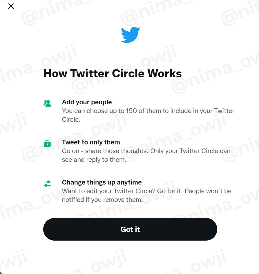 Twitter Cercle